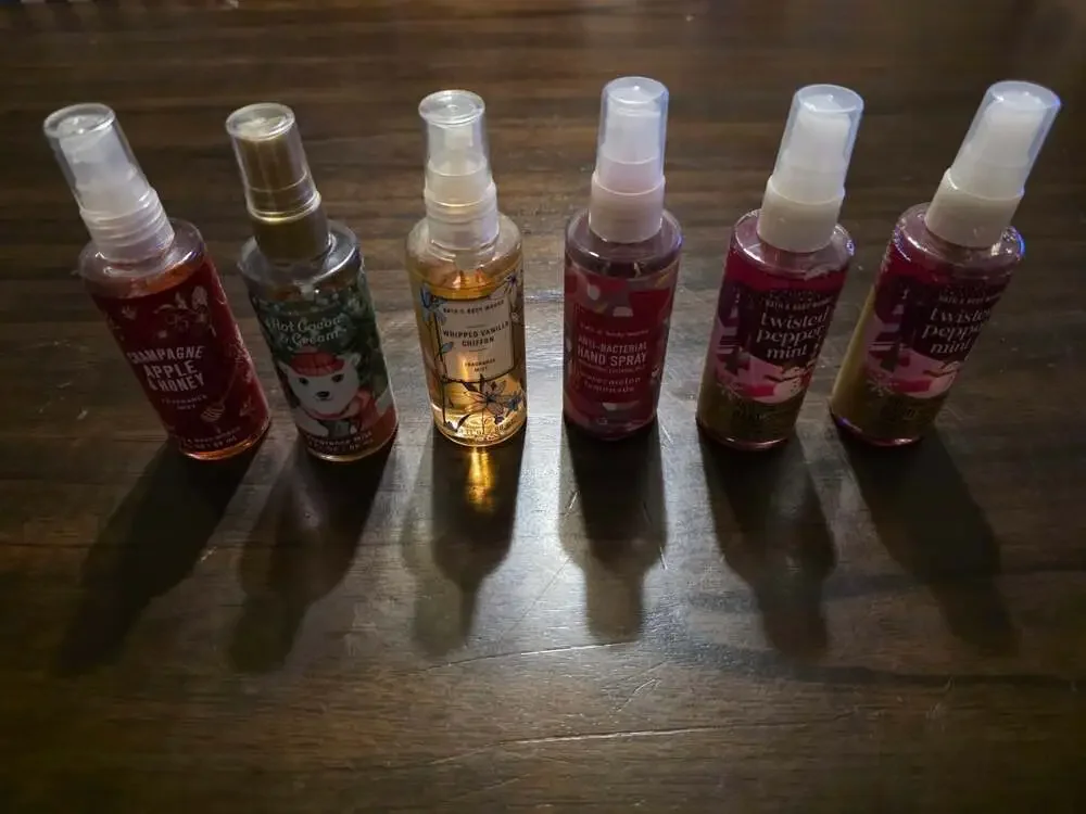 Bath & Body Works Fragrance Mist and Hand Spray Lot of 6 All New